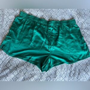 PINK Victoria's Secret Emerald Green Lounge Shorts
